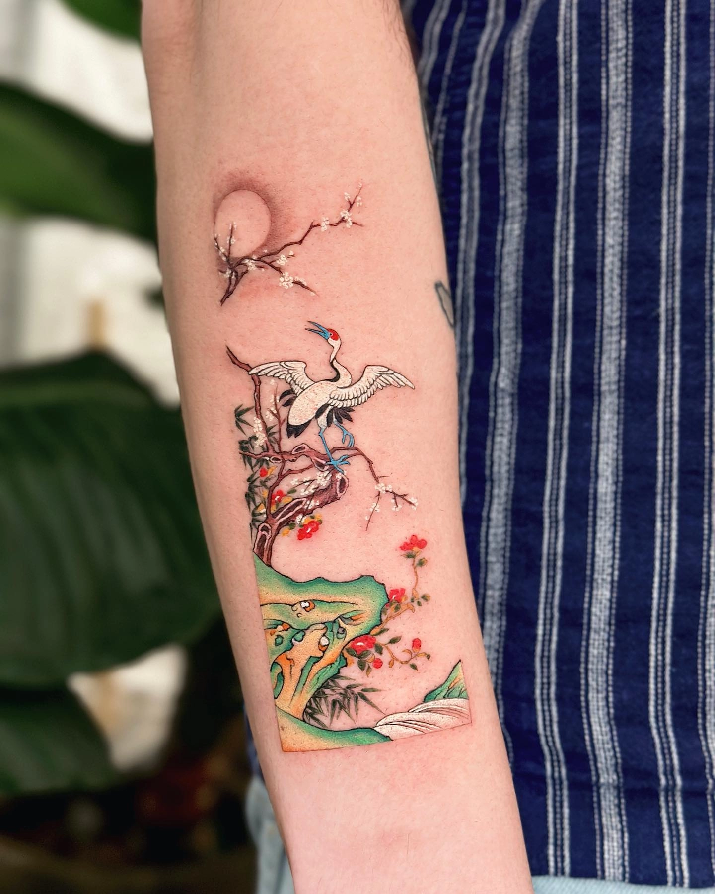 1749640004 Color Vietnam Landscape Frame Tattoo 15