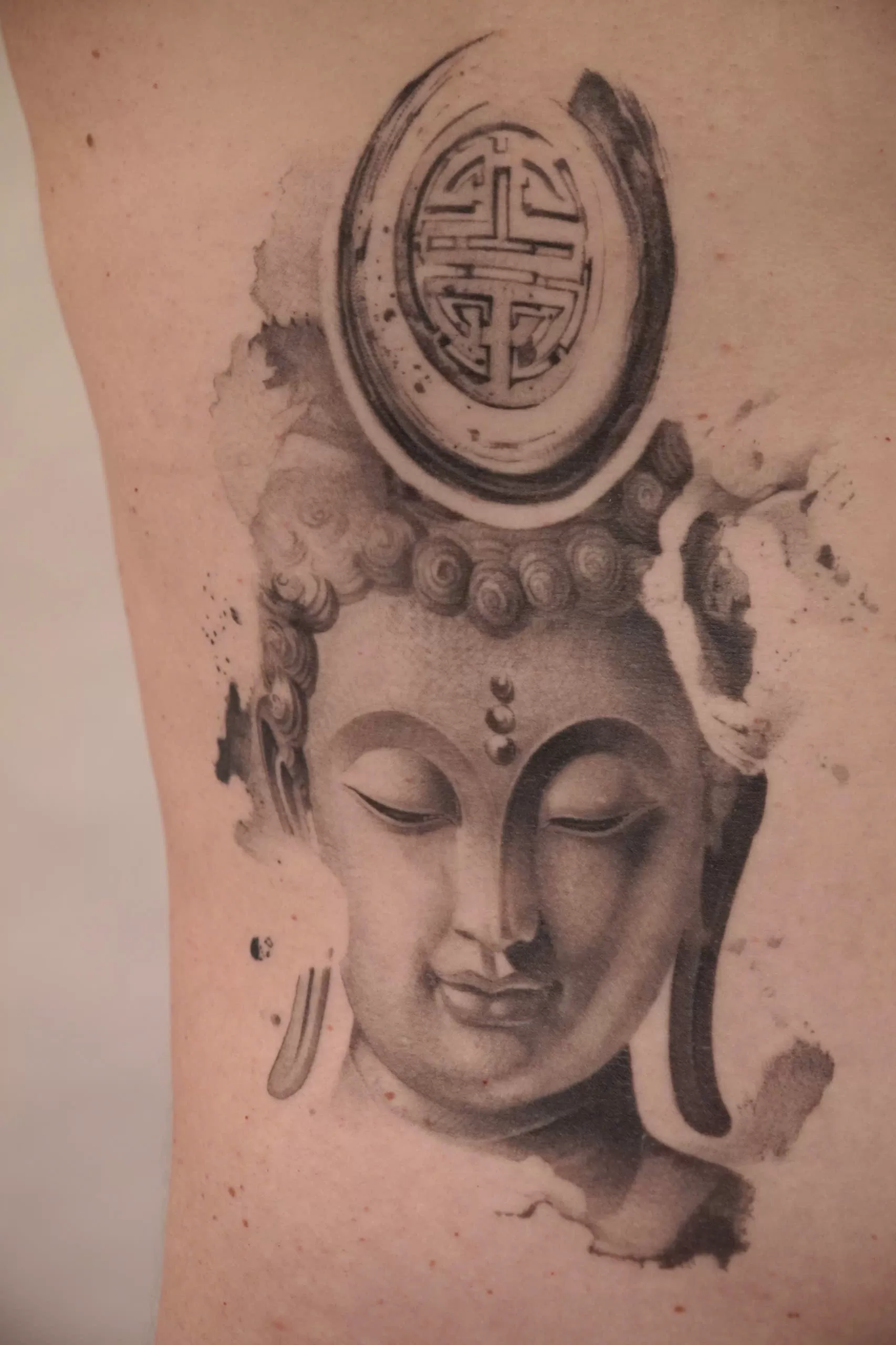1750642074 Buddha Tattoo Healed