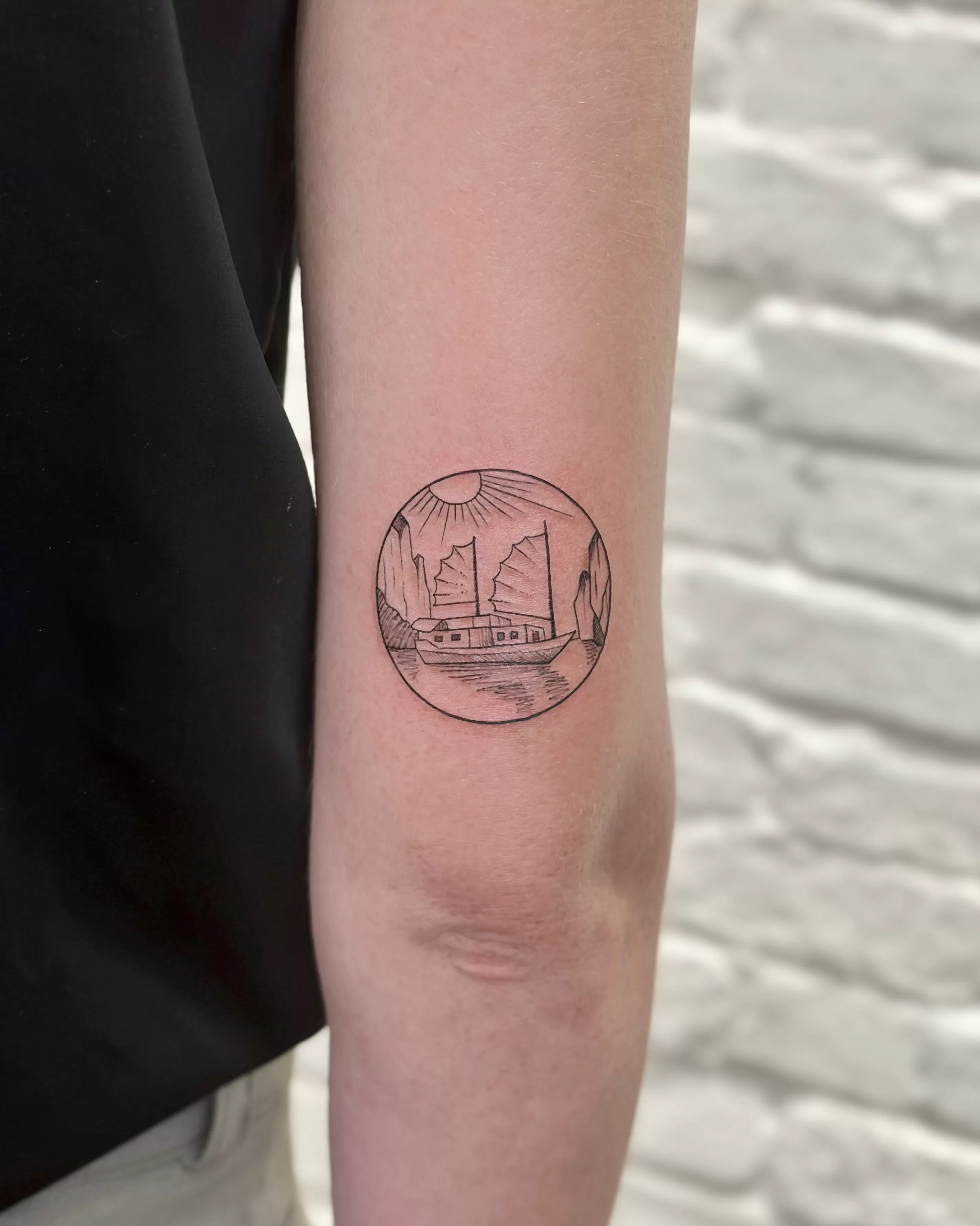 1752916938 Vietnam Landscape Ilustration Trip Memory Travel Souvenir Tattoo 1