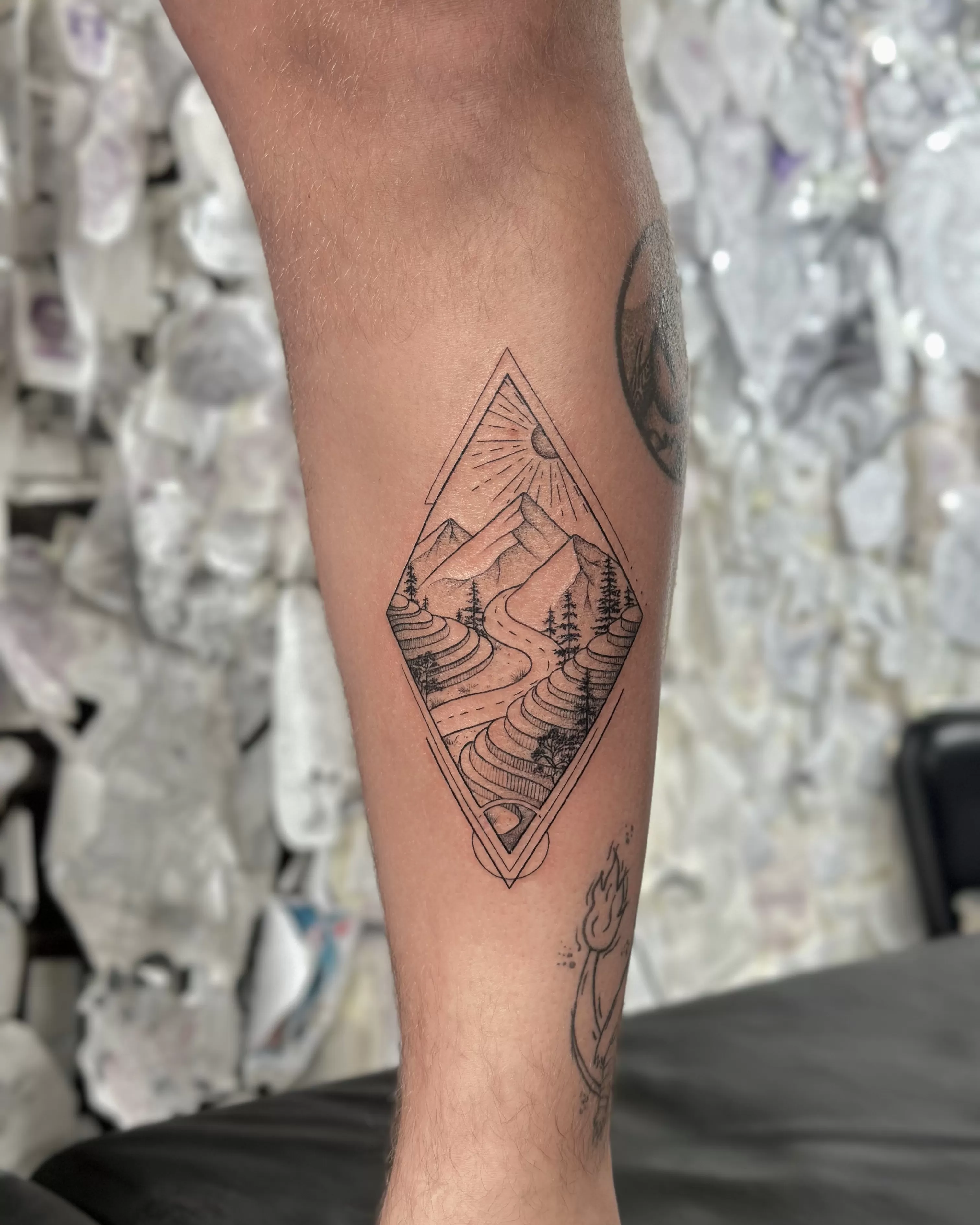 1752916982 Vietnam Landscape Ilustration Trip Memory Travel Souvenir Tattoo 4