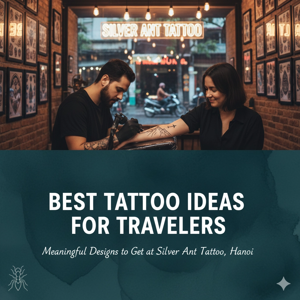 Best Tattoo Ideas for Travelers: Meaningful Designs to Get at Silver Ant Tattoo, Hanoi